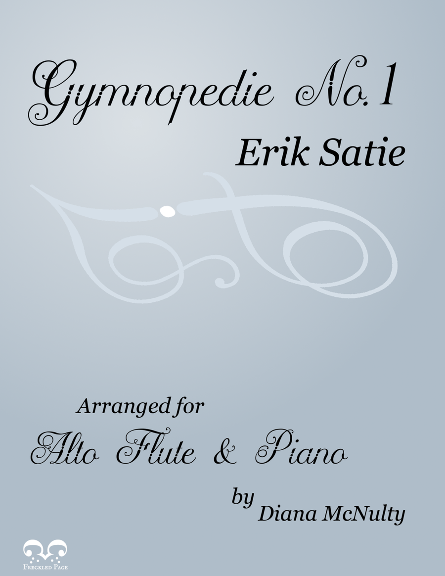Gymnopédie No. 1 for Alto Flute & Piano Flute Solo scores gallery preview page 1