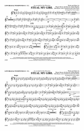 Steal My Girl: Low Brass & Woodwinds #1 - Treble Clef