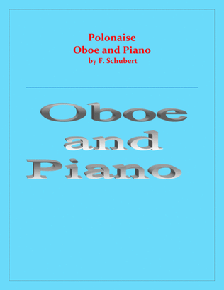 Polonaise - F. Schubert - For Oboe and Piano - Intermediate