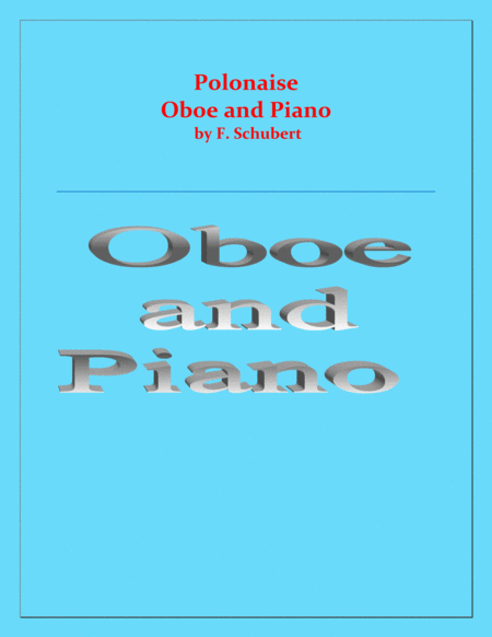Polonaise - F. Schubert - For Oboe and Piano - Intermediate image number null