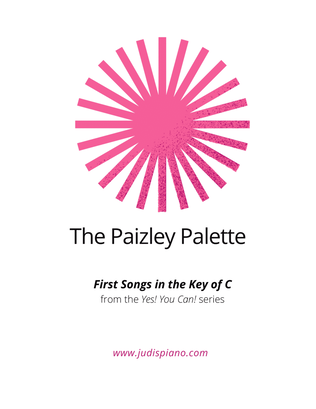 Book cover for First Songs in the Key of C - The Paizley Palette