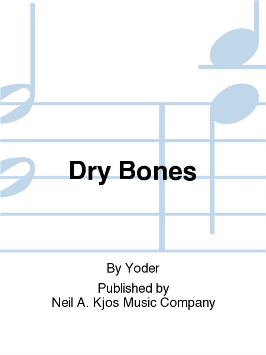 Dry Bones Saxophone scores gallery preview page 1