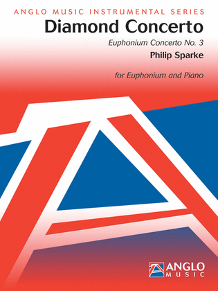Book cover for Diamond Concerto (euphonium Concerto No3) Euphonium/piano Part
