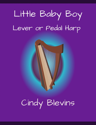 Book cover for Little Baby Boy, original solo for Lever or Pedal Harp