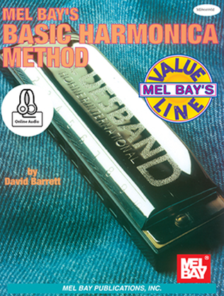 Book cover for Basic Harmonica Method