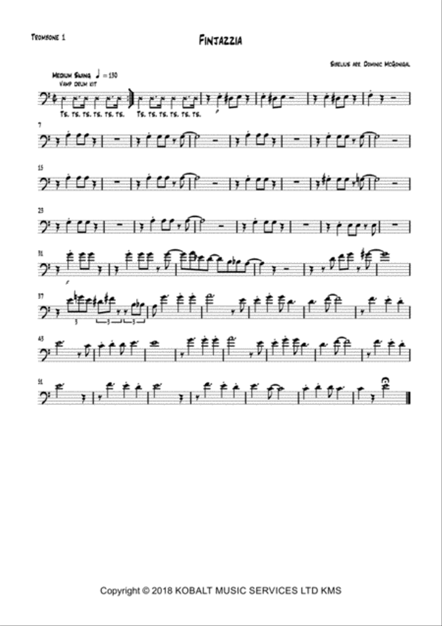 A Finnish Summer Night Finlandia Brass Ensemble scores gallery preview page 4