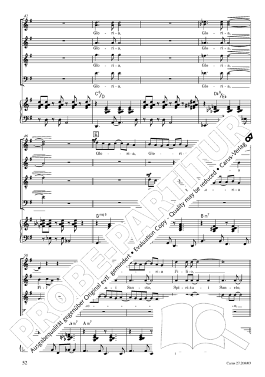 Magnificat 4-Part scores gallery preview page 53