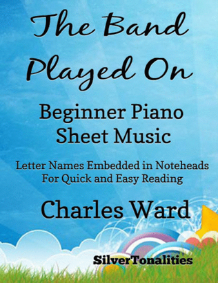 Book cover for The Band Played On Beginner Piano Sheet Music