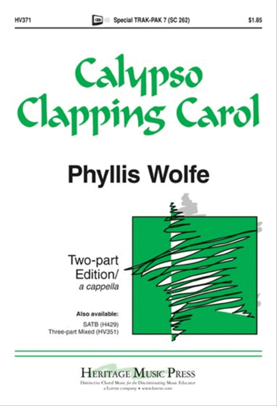 Calypso Clapping Carol 2-Part scores gallery preview page 1