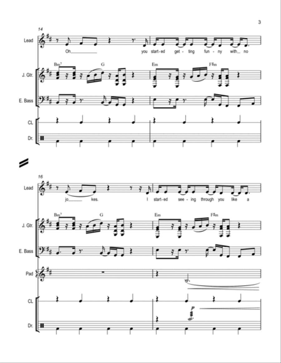 Kinda Crazy Small Ensemble scores gallery preview page 3