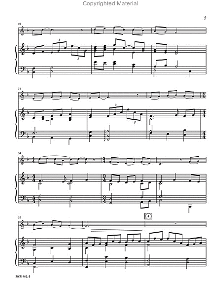 Christmas Winds Clarinet scores gallery preview page 5