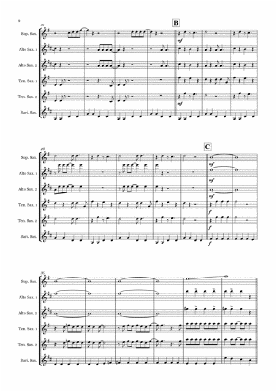 Everybody Needs Somebody To Love Woodwind Ensemble scores gallery preview page 2