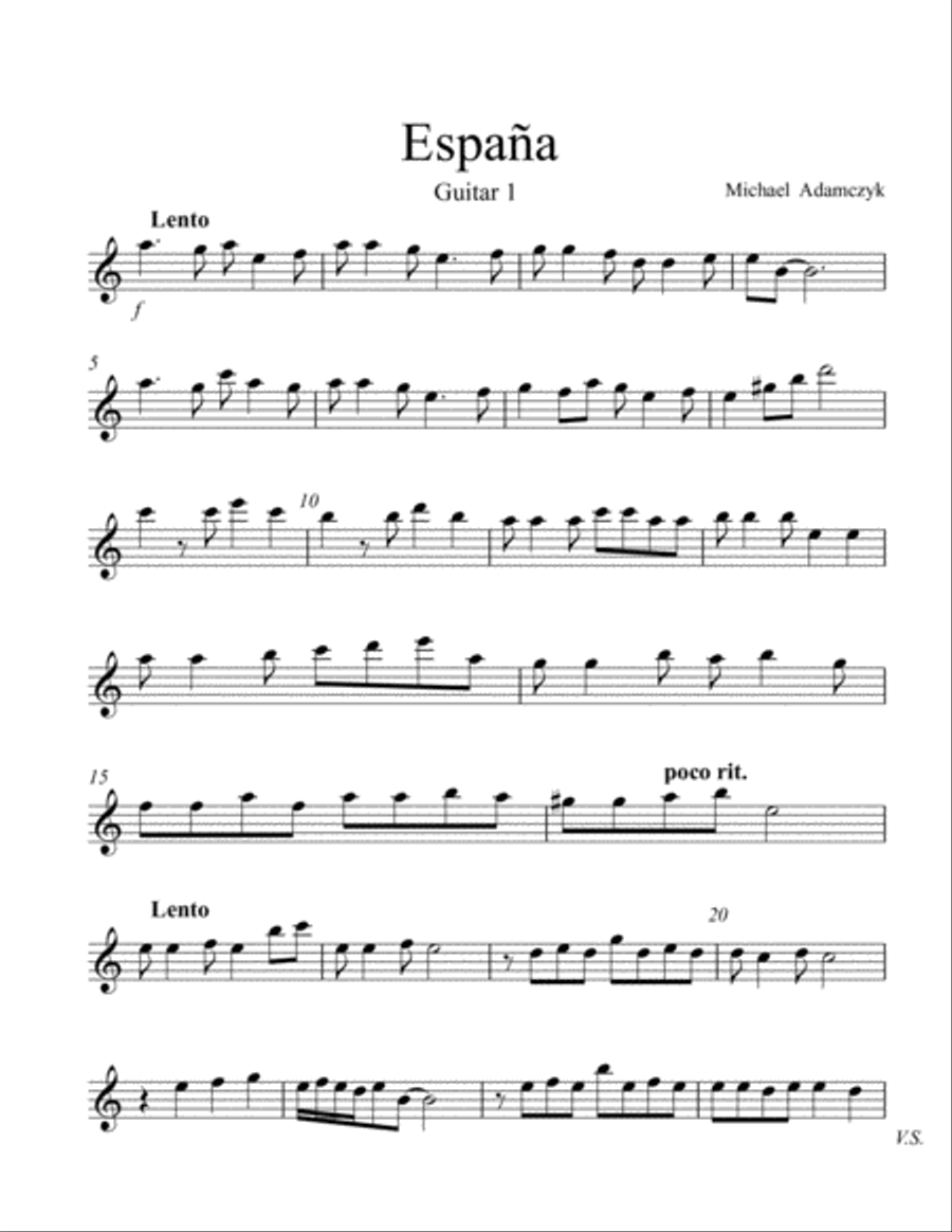 España Guitar Ensemble scores gallery preview page 4