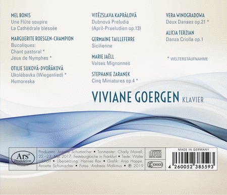 Viviane Goergen: Pianistische miniaturen von komponistinnen
