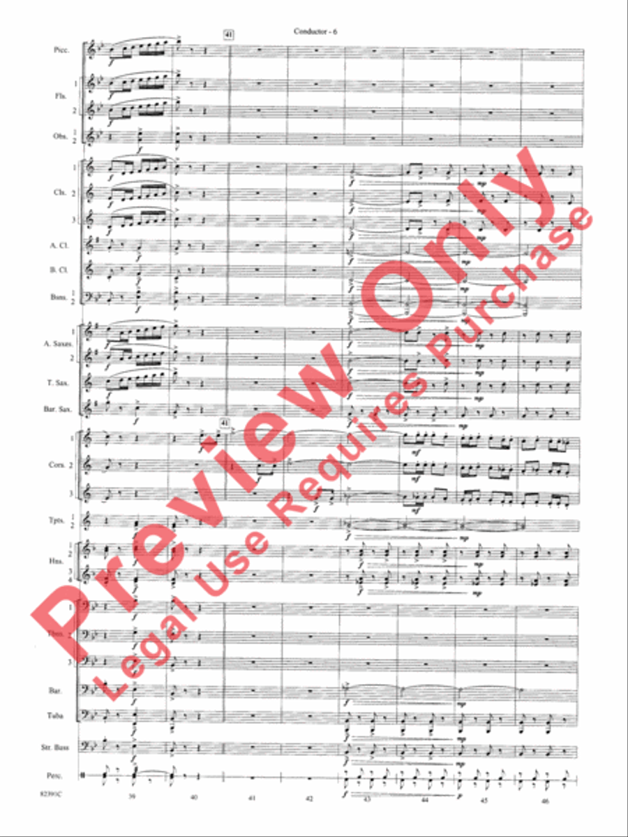Bugler's Holiday Bugler's Holiday Concert Band scores gallery preview page 9