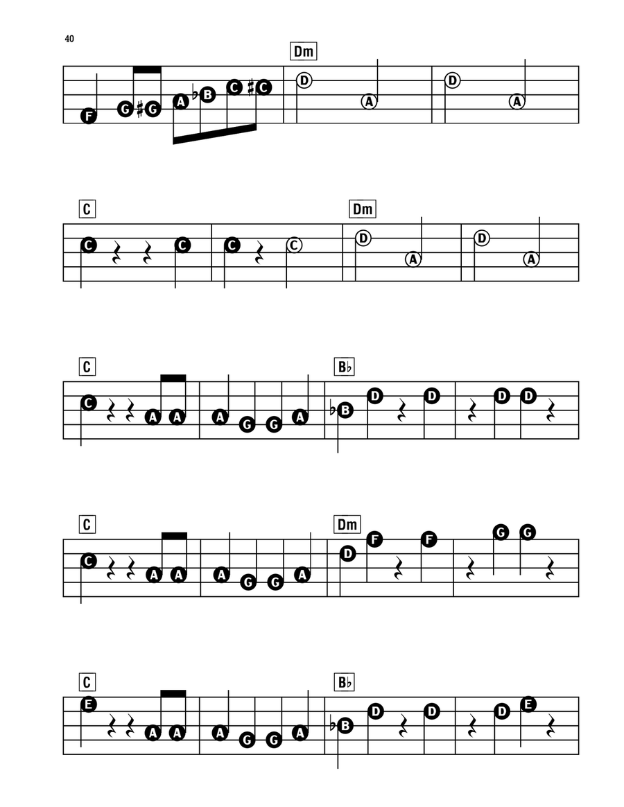 Epilogue (from La La Land) Electronic Keyboard scores gallery preview page 5