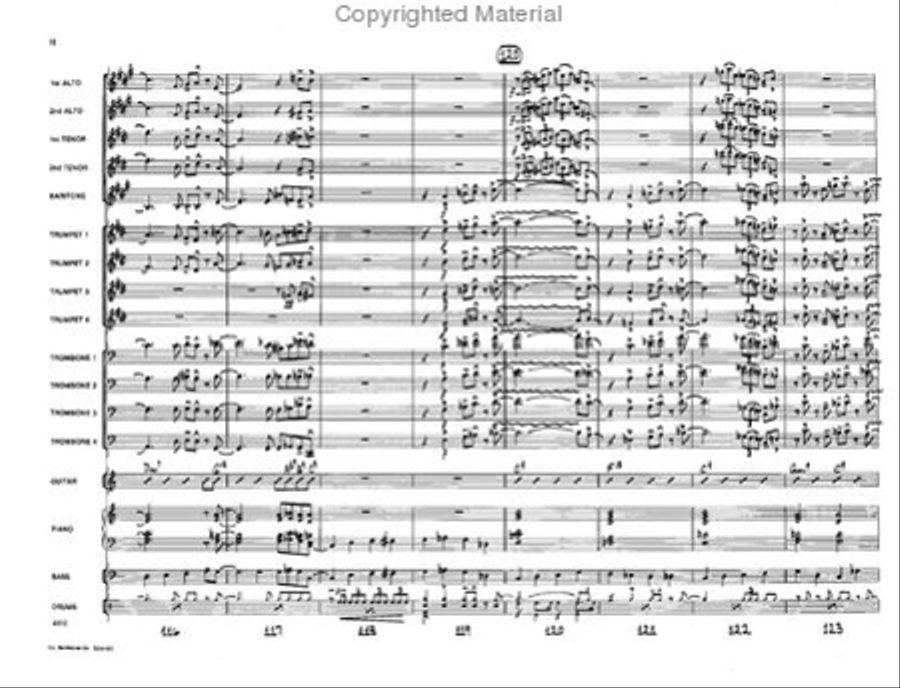 Sax-O-Rama Jazz Ensemble scores gallery preview page 16