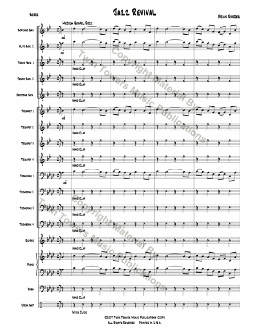 Jazz Revival Jazz Ensemble scores gallery preview page 3
