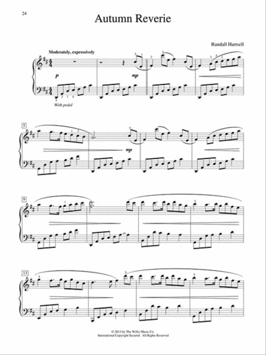 Composer's Choice – Randall Hartsell Piano scores gallery preview page 6