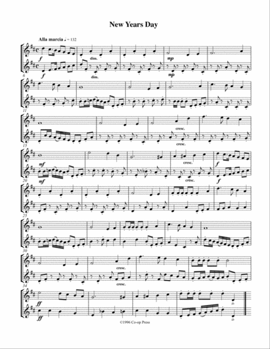 Holiday Etudes/Duets Eb Book Woodwind Duet scores gallery preview page 1