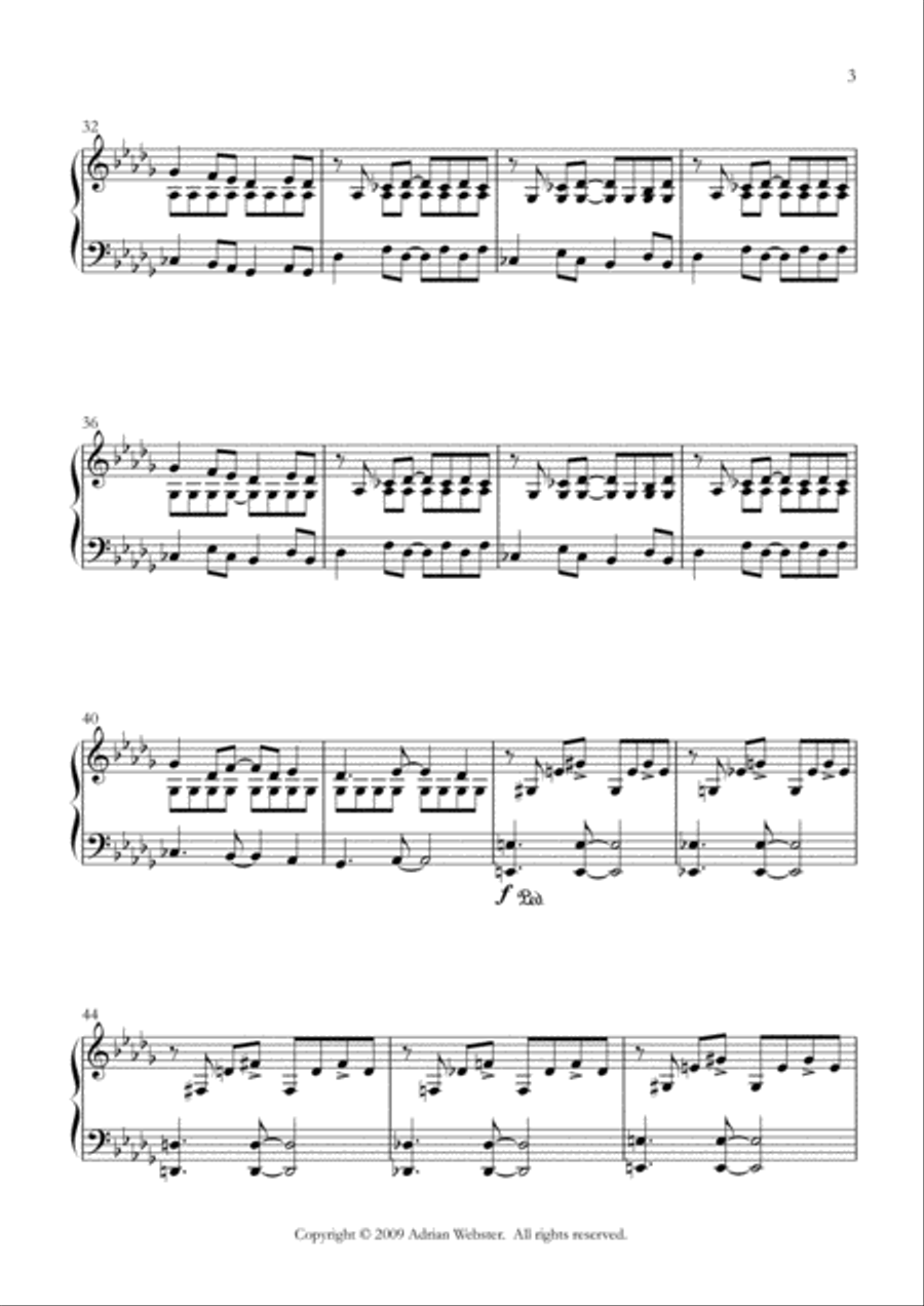 Midwest Train - CrusaderBeach - Fun Upbeat Piano Solo Piano Solo scores gallery preview page 3