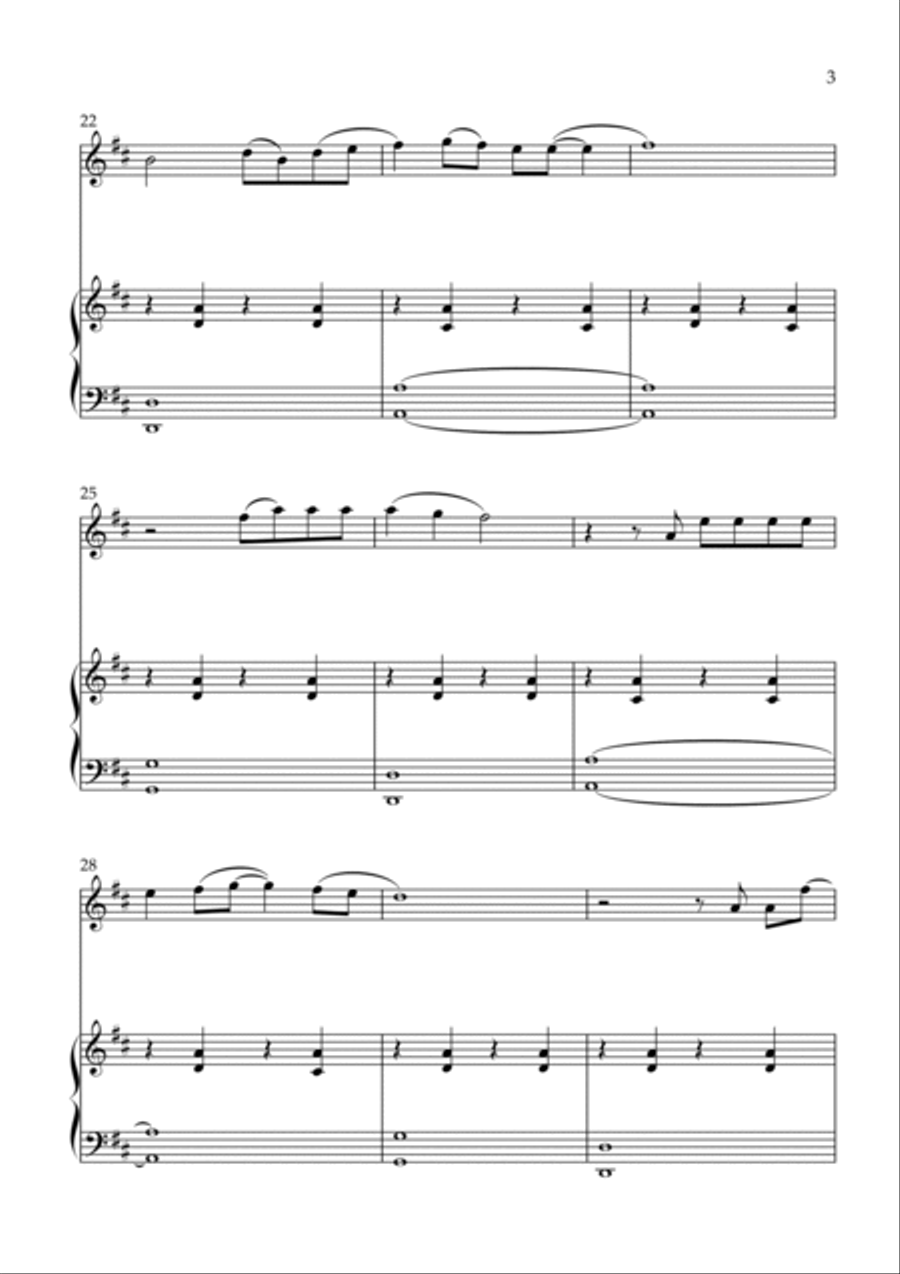When I Get There Flute Solo scores gallery preview page 3
