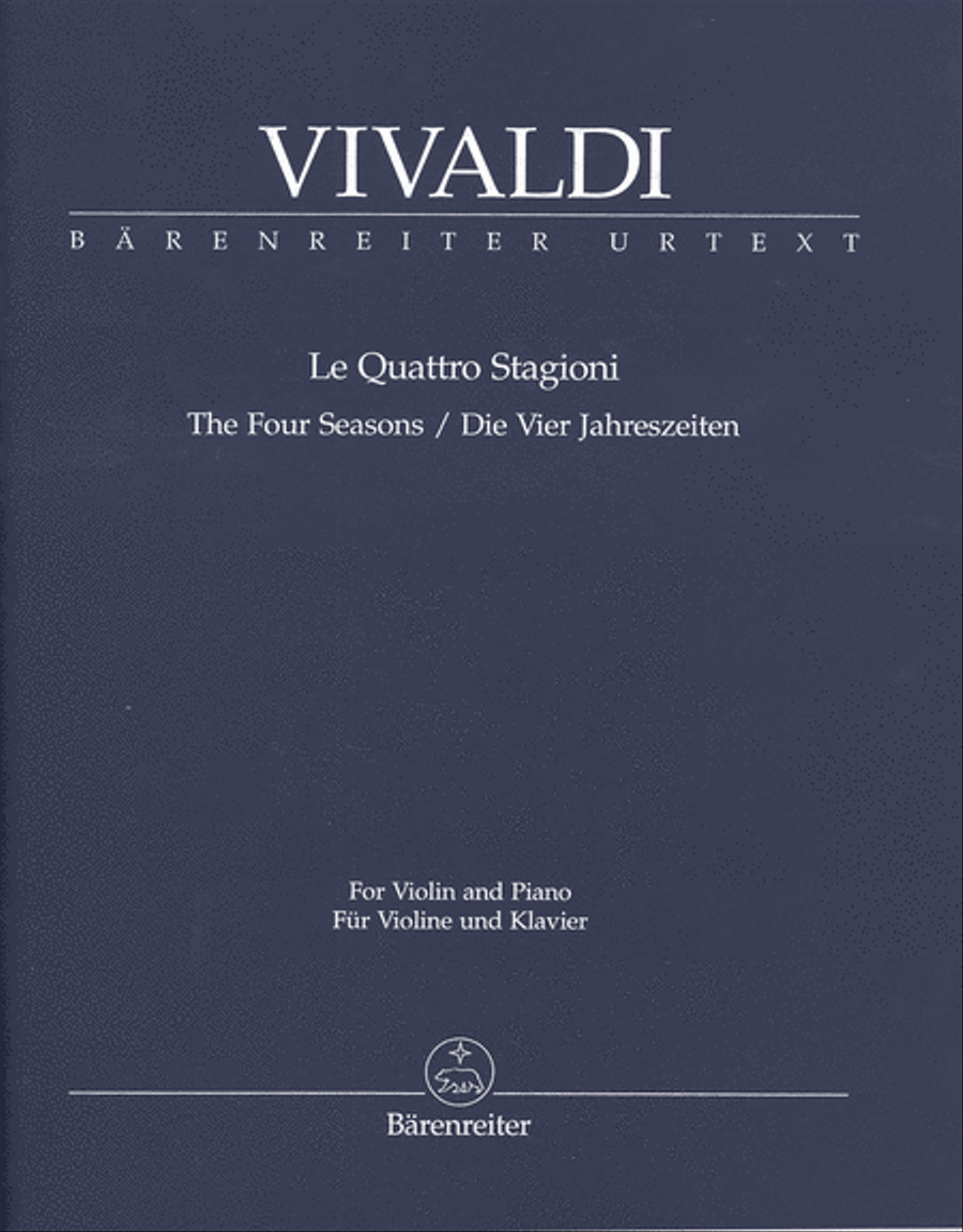 Die Vier Jahreszeiten Die Vier Jahreszeiten Violin Solo scores gallery preview page 1