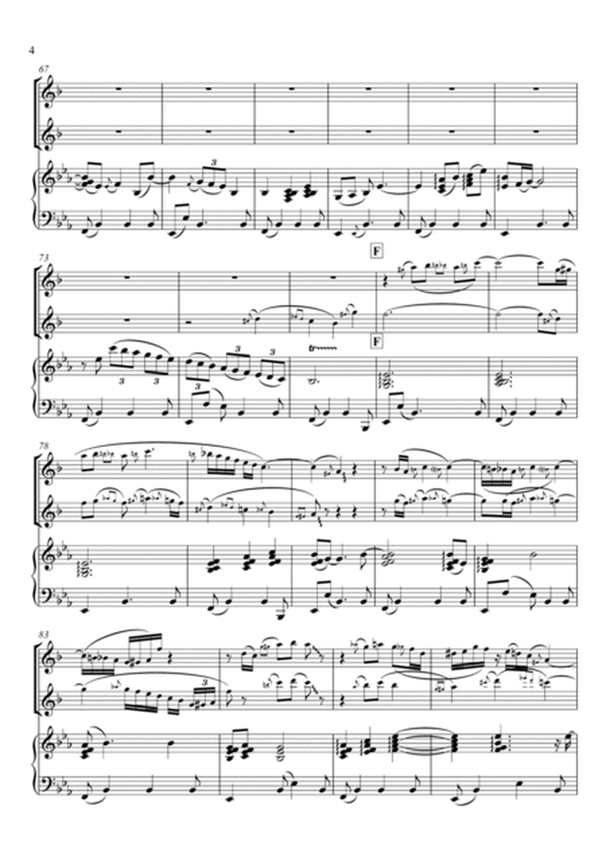 Amazing grace TRIO (Piano & 2 Soprano Saxophones) image number null