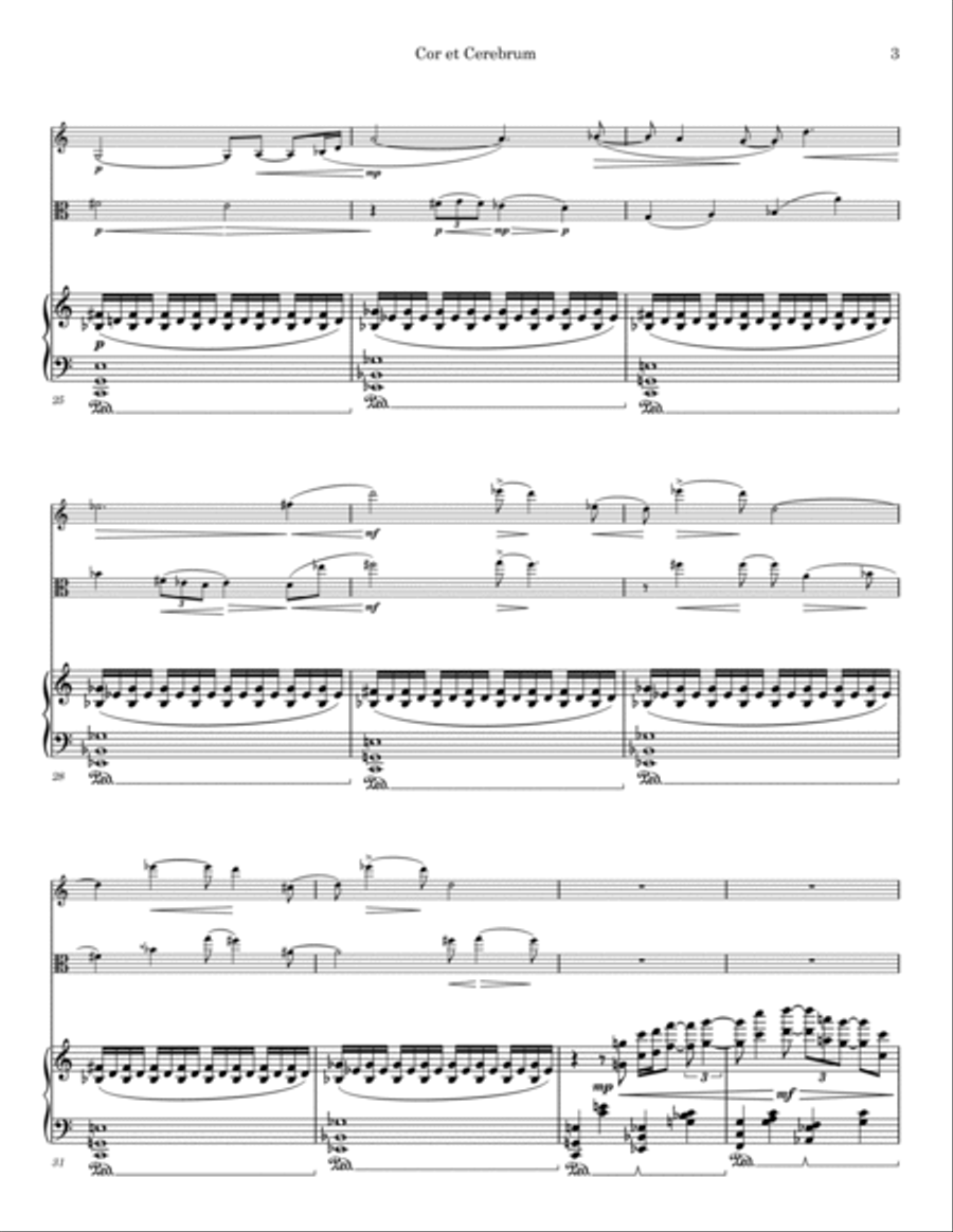 Cor et Cerebrum - Concerto No.2 for Violin, Viola and Orchestra Viola scores gallery preview page 4