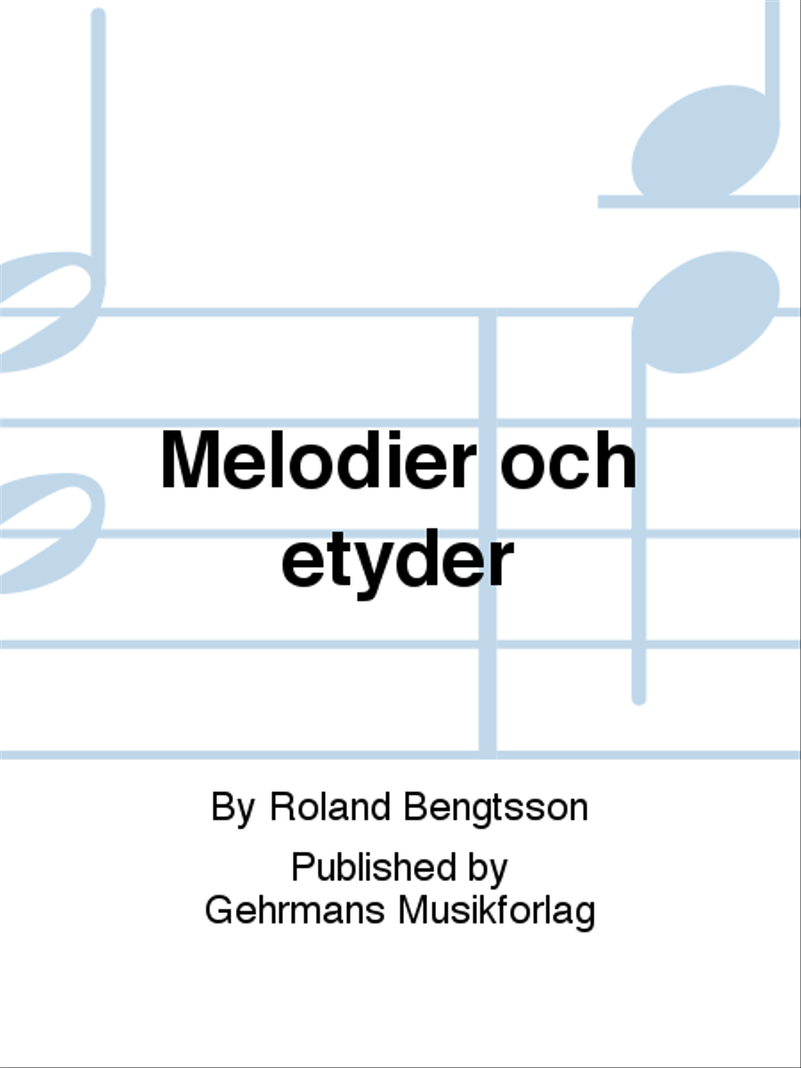 Melodier och etyder Guitar Solo scores gallery preview page 1