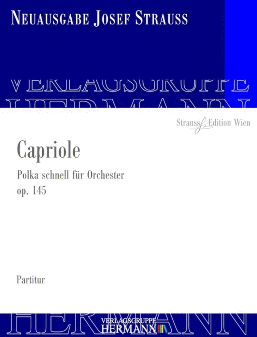 Capriole Op. 145 Orchestra scores gallery preview page 1