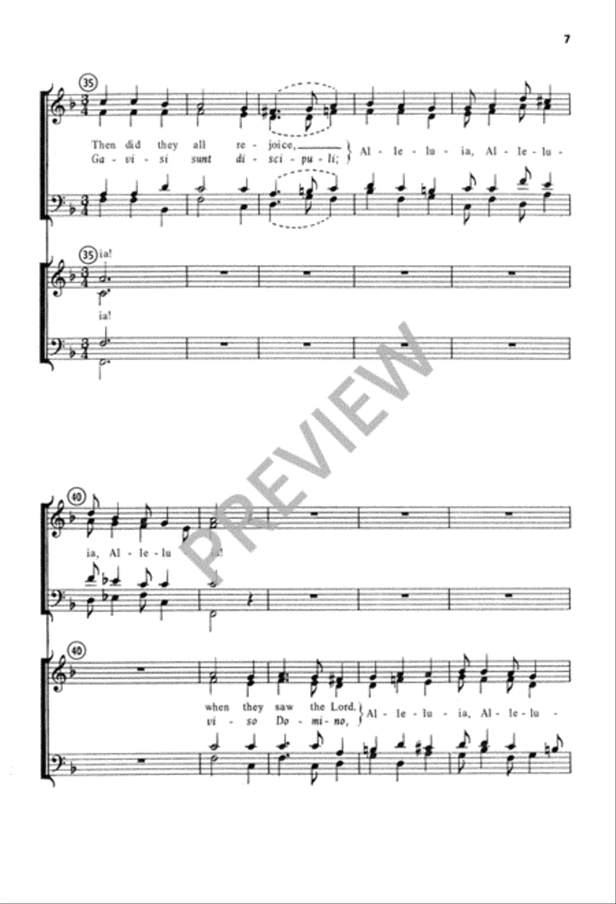 Alleluia! In Your Resurrection 4-Part scores gallery preview page 8