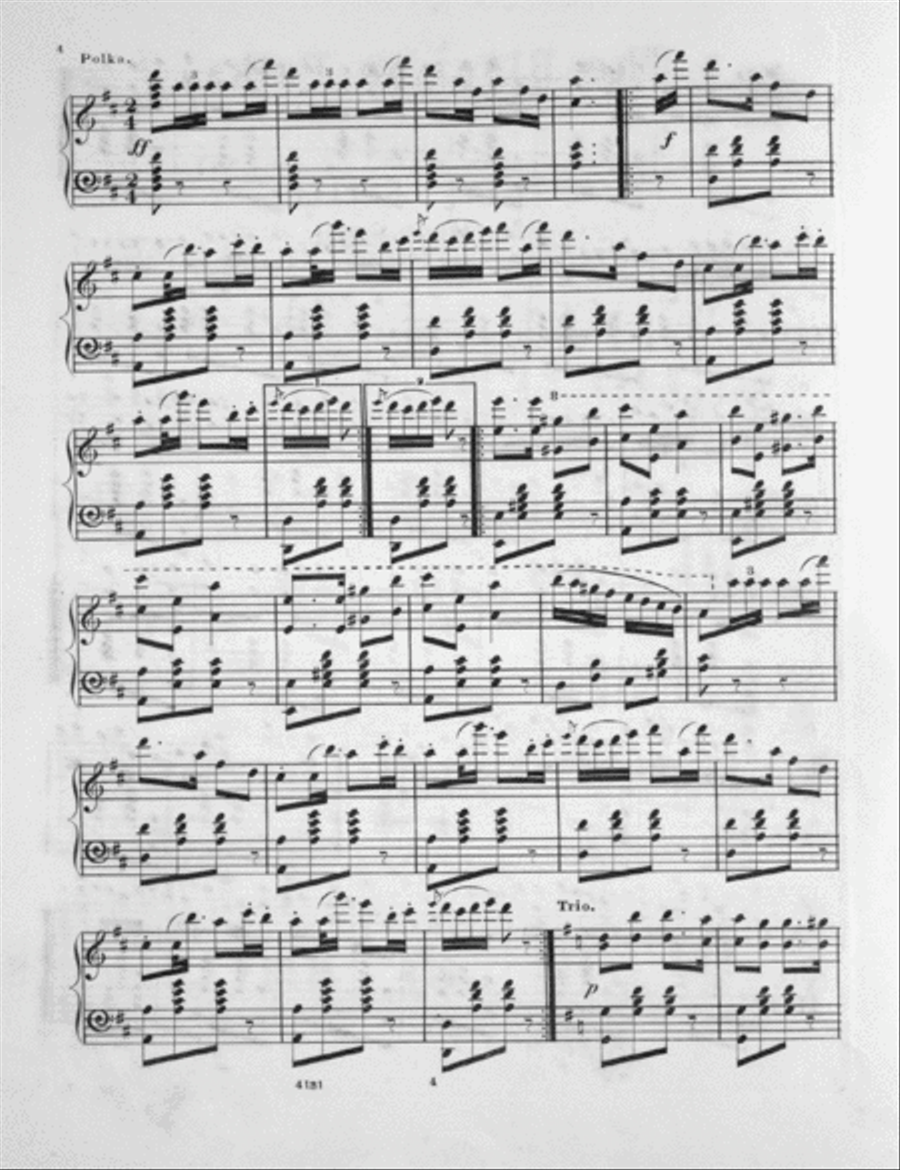 The New Costume Polka Piano Solo scores gallery preview page 3