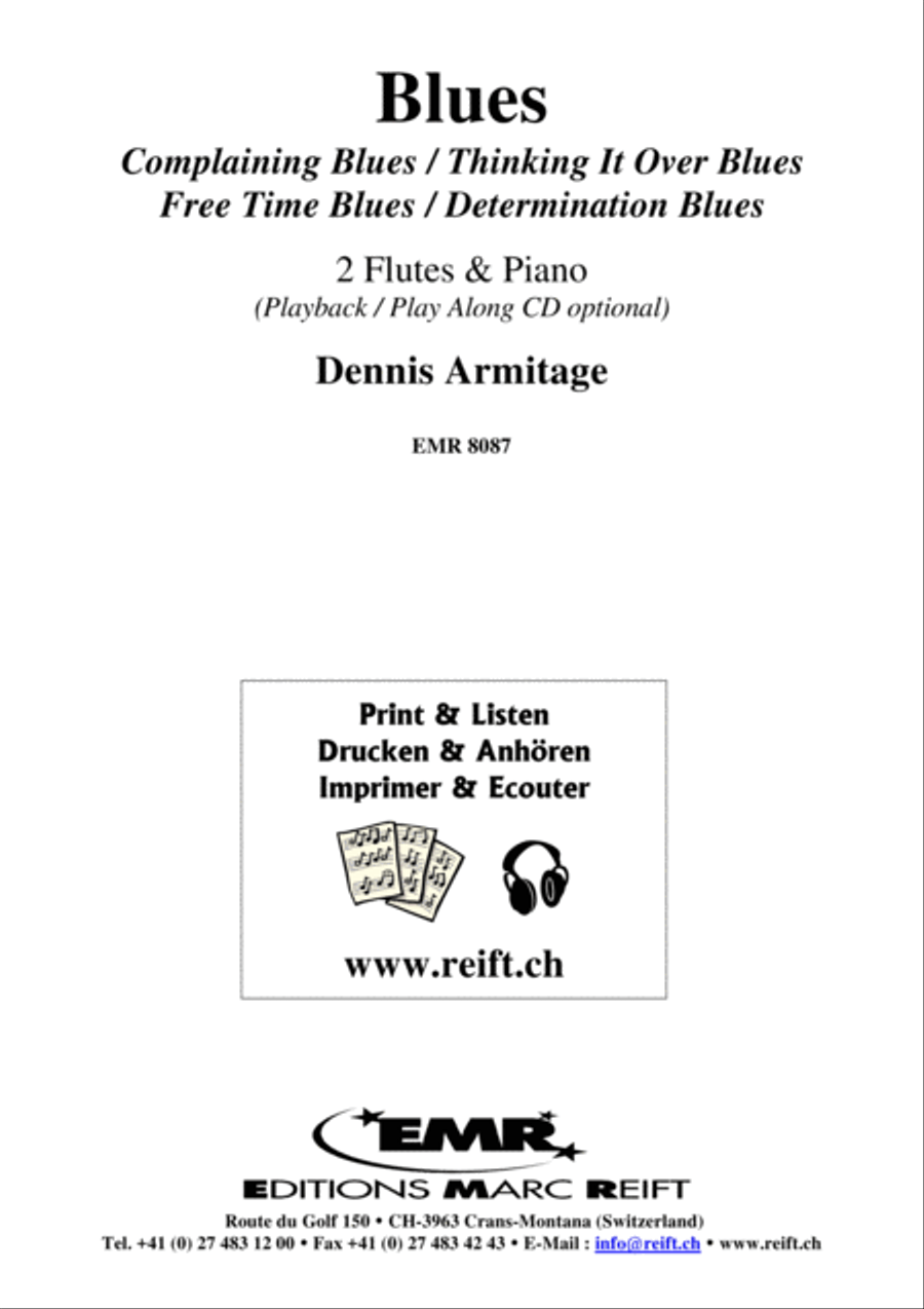 Blues Blues Flute Duet scores gallery preview page 2