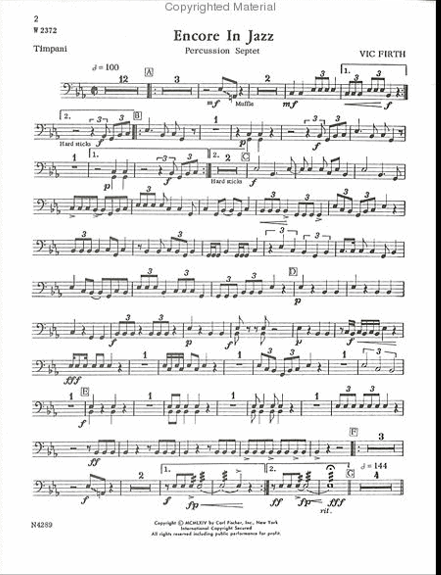 Encore in Jazz Chamber Music scores gallery preview page 2
