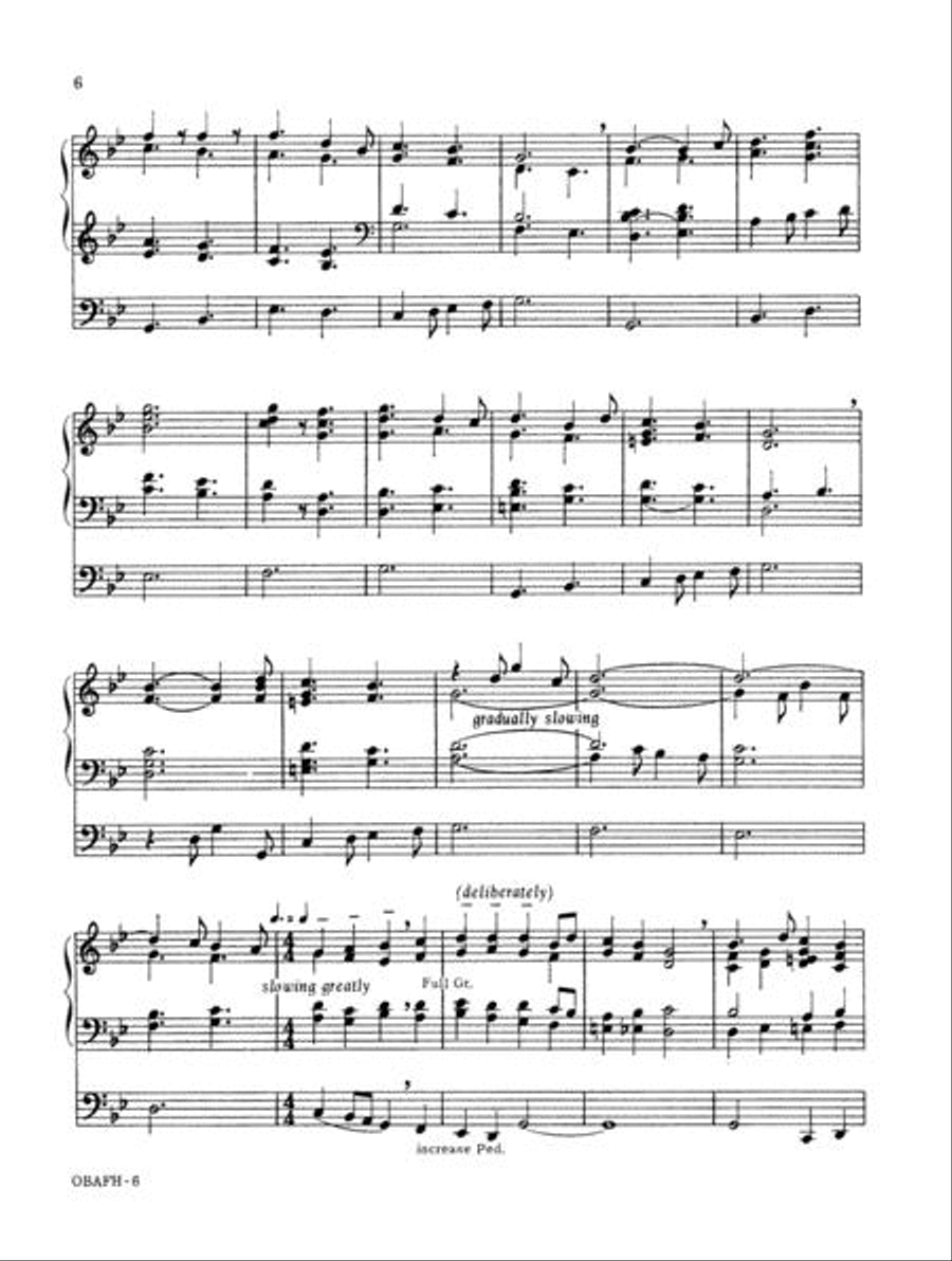 Organ Book of American Folk Hymns Organ Solo scores gallery preview page 6