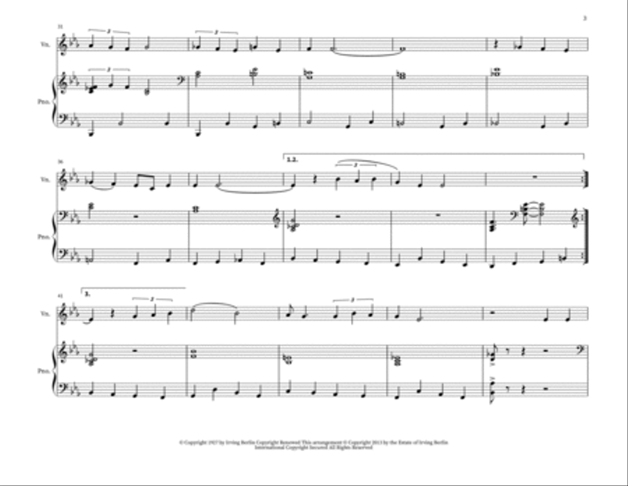Blue Skies String Duet scores gallery preview page 3