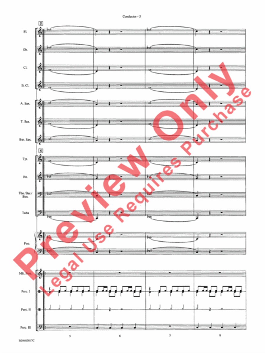 Belwin Very Beginning Band Kit #1 Concert Band scores gallery preview page 8