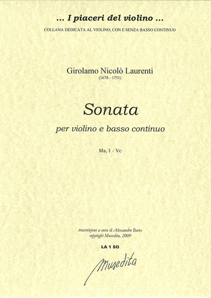 Sonata (Ms, I-Vnm)