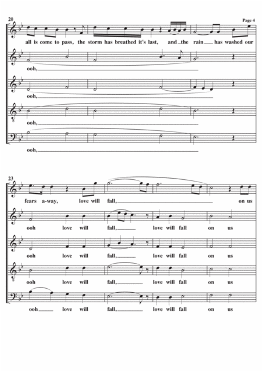 Nella Fantasia 4-Part scores gallery preview page 4