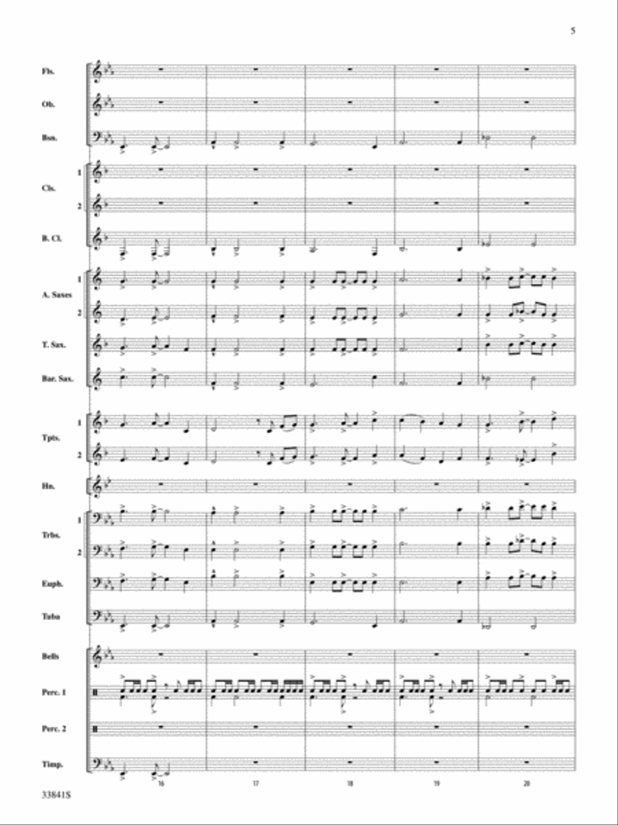 The Pioneers Concert Band scores gallery preview page 5