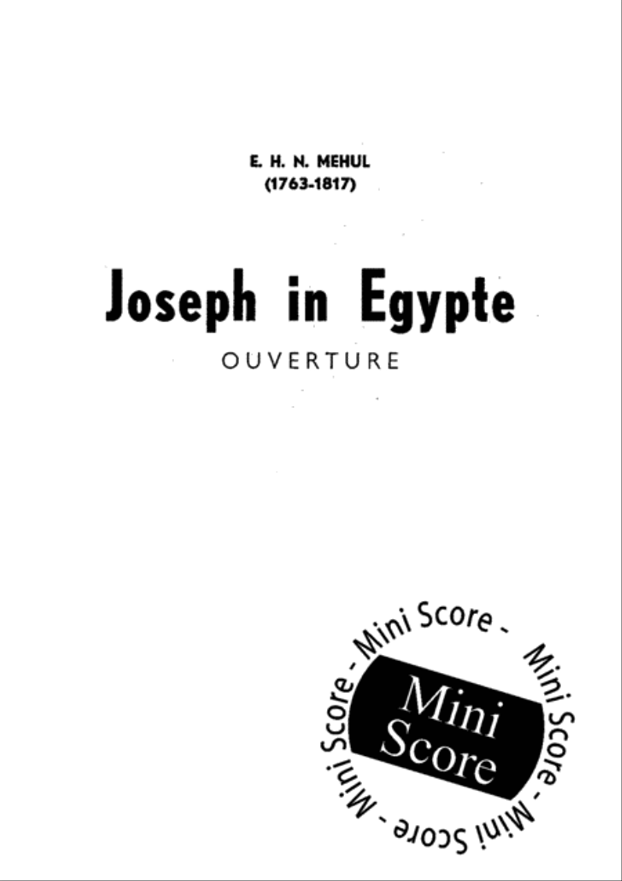 Joseph in Egypte Concert Band scores gallery preview page 3