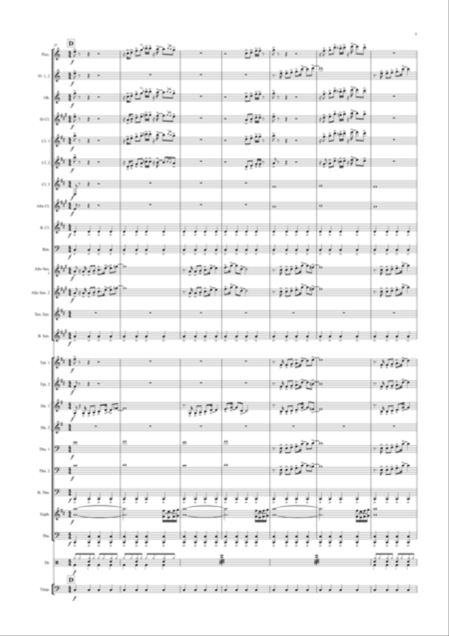 Fantasmic! Concert Band scores gallery preview page 5