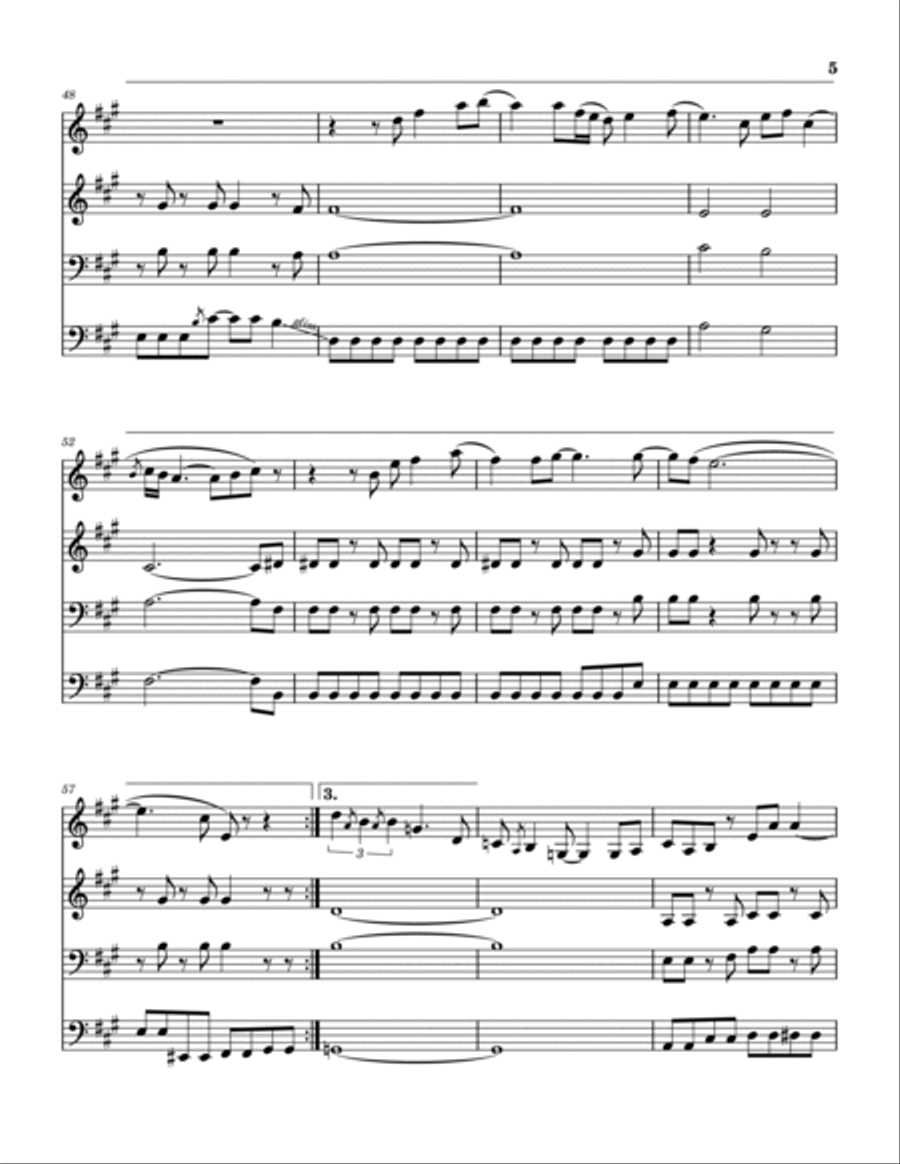 I'm Almost Ready Brass Ensemble scores gallery preview page 6