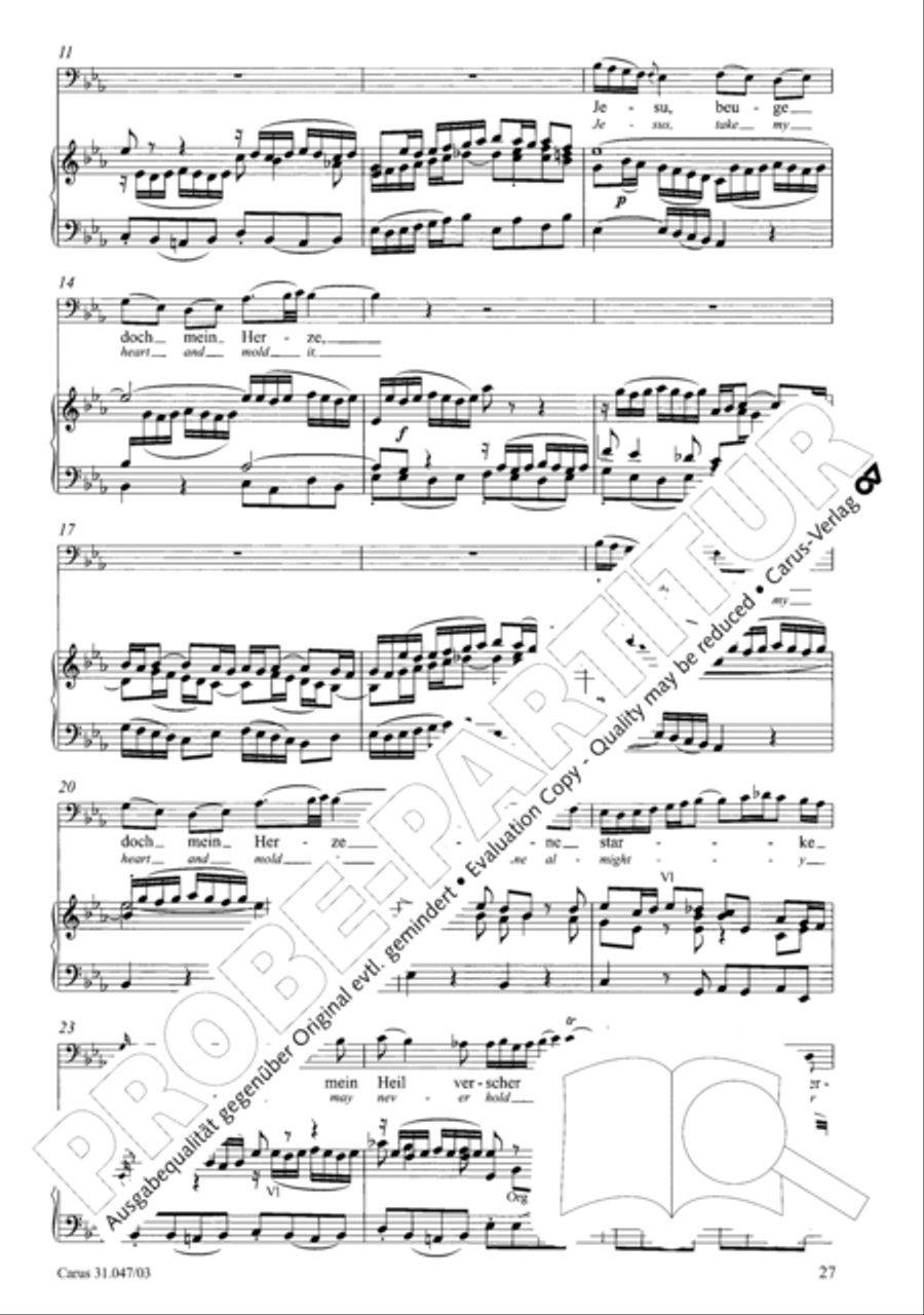 Who himself exalteth shall be abased again (Wer sich selbst erhohet, der soll erniedriget werden) 4-Part scores gallery preview page 28