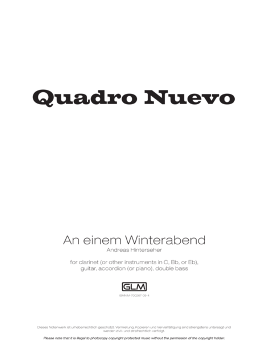 An einem Winterabend Clarinet scores gallery preview page 1