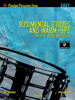 Book cover for Rudimental Etudes and Warm-Ups Covering All 40 Rudiments