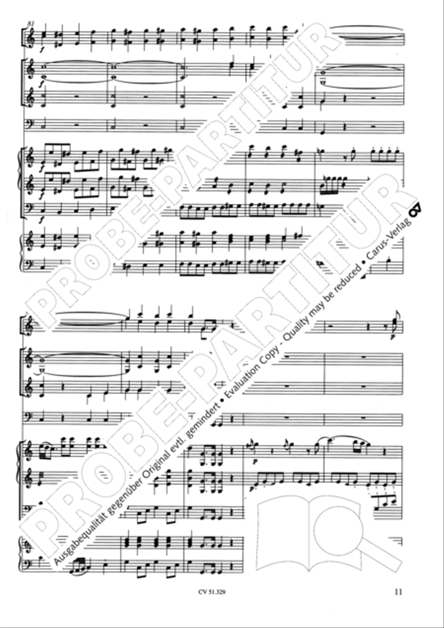 Sonata in C major Orchestra scores gallery preview page 12