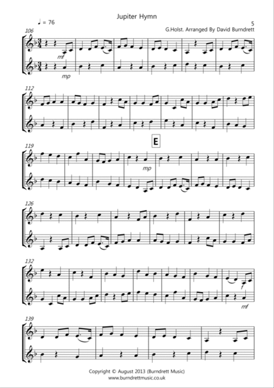 8 Duets for French Horn Brass Duet scores gallery preview page 5