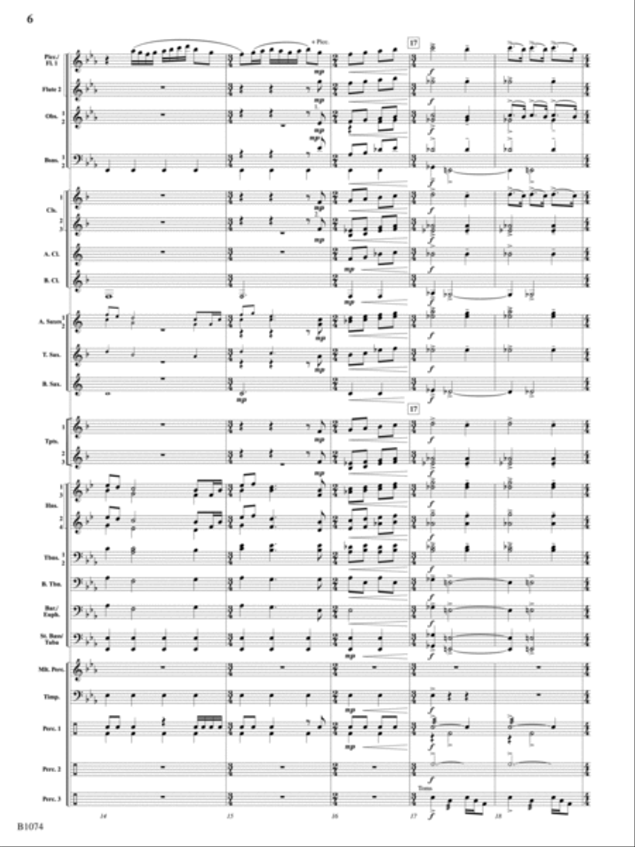 Scenes from Grand Lake: Score Concert Band scores gallery preview page 6